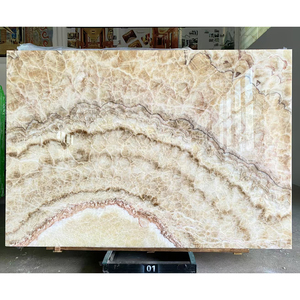 TMZ STONE ODM OEM Yellow Polished Big Slab Red Dragon Onyx <b>Marble</b> Waterproof for Hotel Walls and Background with Graphic Design - Product Image 3