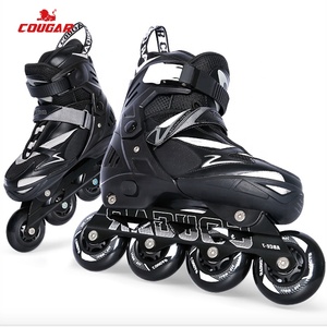 Patins à roulettes <span class=keywords><strong>COUGAR</strong></span> Fashion à 4 roues, cadre en aluminium, taille réglable, patins pour hommes et femmes, patinage quotidien - Product Image 2