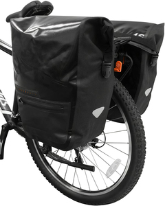 <span class=keywords><strong>Sacoche</strong></span> de vélo imperméable, <span class=keywords><strong>sacoche</strong></span> universelle pour sac de vélo, sacs à bagages pour siège arrière en toile - Product Image 4