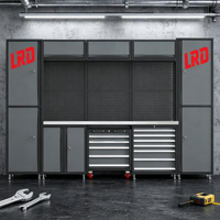 Armoire à outils combinée, poste de travail pour réparation automobile, armoire à outils d'atelier, chariot multifonctionnel, établi pour l'entretien des vélos
