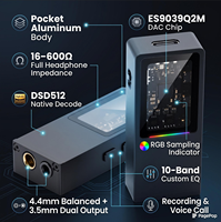 Décodeur audio numérique portable DSD512 Hi-Res DAC Amplificateur pour mobile, ordinateur portable, jeux, streaming en direct, emballage OEM