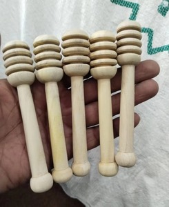Cuillère à miel en bois la plus vendue, bâtonnet durable en bois pour le miel, idéal pour le thé, le café et les petits-déjeuners, disponible à la vente - Product Image 4