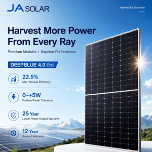 แผงโซลาร์เซลล์460W ja แผงโซลาร์เซลล์แบบสองหน้ากรอบสีดำ JAM54D41-460/ปอนด์โมดูล23.5 PV ประสิทธิภาพสูง - Product Image 1