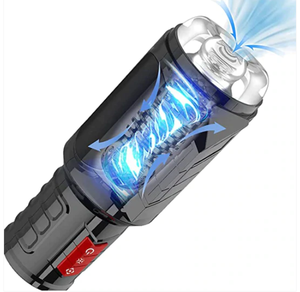 Masseur vibrant pour hommes Airplane Cup avec sensation de toucher réel, étanche, produit sexuel pour adultes - Product Image 6