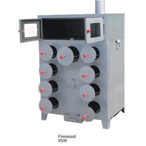 Tostador de maíz fresco de 9/11 agujeros de nuevo estilo, máquina portátil para asar batatas con carbón o madera - Product Image 2