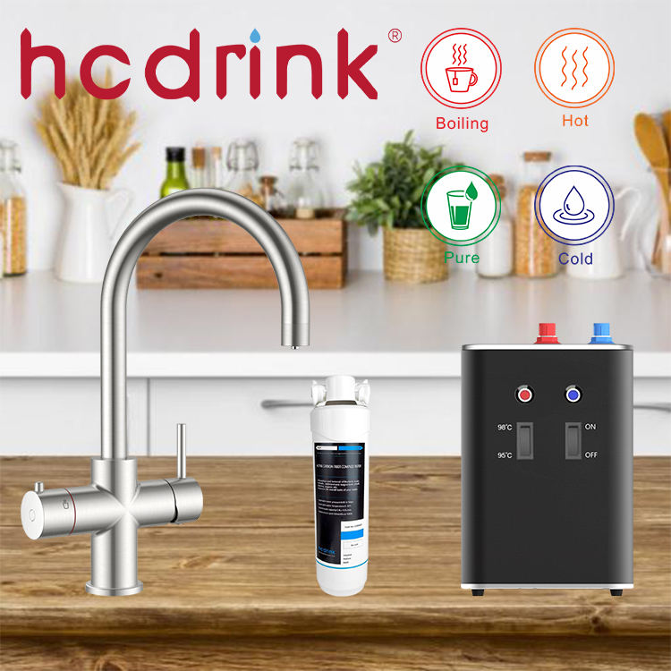 Iwater Customizable Household Under Sink Water Purifier Filter Hot Heater  Kitchen Tap Faucet For Direct Drinking