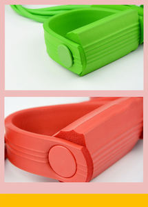 Bandes de résistance fitness à 4 tubes, pédalier d'exercice en latex, corde de traction pour sit-up, extenseur, bandes élastiques, équipement de yoga, entraînement Pilates - Product Image 3