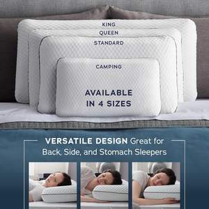 <span class=keywords><strong>Oreiller</strong></span> moderne en mousse à mémoire de forme haut de gamme 200TC Oreillers de lit lavables en gel respirant pour <span class=keywords><strong>Amazon</strong></span> Cross-Border - Product Image 4