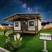 FLKT Prix d'usine Prêt à expédier Maison modulaire pliable préfabriquée extensible Villa de luxe en conteneur pour complexe hôtelier et camp de travail