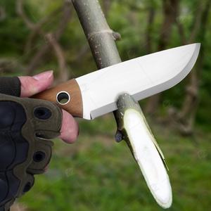 Couteau Skan droit en acier inoxydable personnalisable, outil de survie multifonctionnel pour l'extérieur, manche en bouleau G10, garantie 1 an, DIY OEM - Product Image 3
