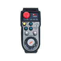 Control Remoto Inalámbrico CNC WiXHC CTWGP de 6 Ejes con Botón de Parada de Emergencia, Control Remoto Inalámbrico Portátil con 3 Botones Programables