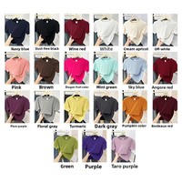 Zuidoost-Aziatische grensoverschrijdende lente-zomer plus-size loszittende casual stijlvolle T-shirt met ronde hals en normale schouderlijn