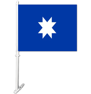 Banderas de Ventana de Coche Baratas al por Mayor de la Nación Mapuche, Bandera de Coche de Poliéster, Bandera Nacional - Product Image 1