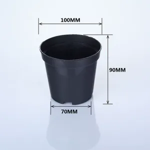 Vente chaude nouveau Pot <span class=keywords><strong>de</strong></span> fleur <span class=keywords><strong>en</strong></span> plastique PP Durable universel succulent pépinière Pot <span class=keywords><strong>Culture</strong></span> du sol pour la maison et le jardin - Product Image 3