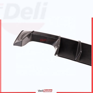 Diffuseur de becquet de lèvre de pare-chocs arrière en fibre de carbone sèche de Style MP pour BMW M3 M4/G8X G80 G82 G83 carbone sec véritable - Product Image 5