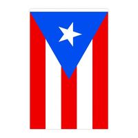 Vente en gros de guirlandes de drapeaux de Porto Rico avec taille et motif personnalisés pour la décoration