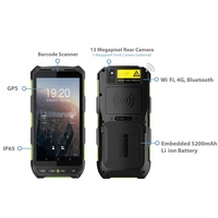 Impermeable IP65 portátil de mano cara/huella digital/tarjeta biométrico tiempo asistencia sistema 4G WIFI batería Android 10,0 Horus H1