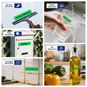 Etiquetas Compatibles con <span class=keywords><strong>Dymo</strong></span> D1 Orison 45019, Negras sobre Verde, 12 mm, Cinta Adhesiva para Impresora <span class=keywords><strong>LabelManager</strong></span> <span class=keywords><strong>160</strong></span> LM160 - Product Image 4