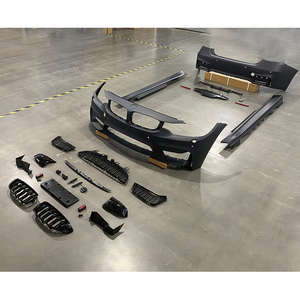 Kit de carrocería de parachoques de sistema de carrocería para <span class=keywords><strong>BMW</strong></span> 4 SERIES F32 2014-2020 actualización a M4 Incluye rejilla de faldón lateral. - Product Image 3