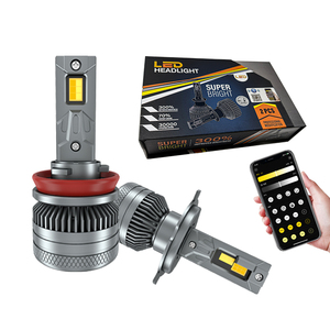 Bóng đèn pha H7 H1 <span class=keywords><strong>H3</strong></span> Bombillos Led <span class=keywords><strong>H4</strong></span> 150W 13000LM 6500K, lắp đặt dễ dàng, đèn pha Led nội thất ô tô - Product Image 1