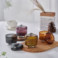 Offre Spéciale Minimaliste Organique 200ml Unique En Forme De Noël Bougie Conteneurs Bocaux En Verre Clair pour Bougies