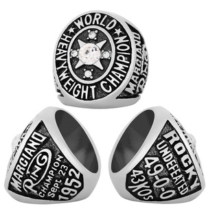 Anillo de Campeonato de Boxeo de Peso Pesado Rocky <span class=keywords><strong>Marciano</strong></span> 1952, Nuevo Accesorio Popular Europeo y Americano - Product Image 1