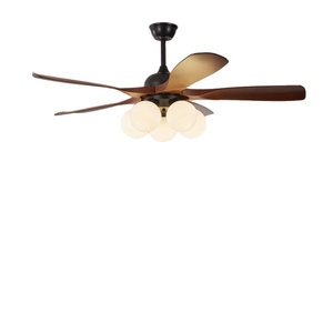 New Chinese Style <b>Fan</b> Light New Restaurant Hanging <b>Fan</b> Light Middle Ancient Frequency Conversion Bedroom Hanging <b>Fan</b> Light Mute - Product Image 5