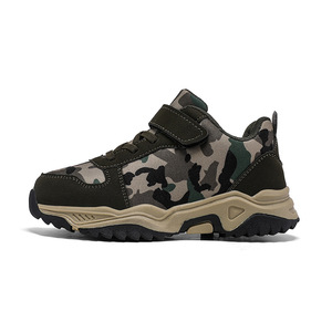 Chaussures de randonnée camouflage pour enfants, bout rond, tige synthétique, semelle extérieure en caoutchouc antidérapante, toutes saisons, chaussures d'entraînement en plein air pour garçons - Product Image 5