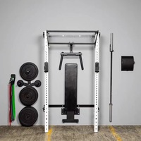 Équipement de fitness pour la maison Dinuo, rack mural pliable, rack de squat mural avec barre multi-prise en gros