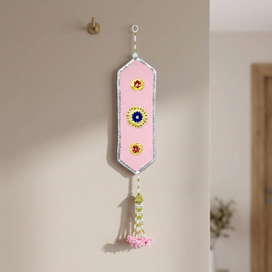 Artificial Traditional Hexagonal Pastel Latkan - Product Image 3
