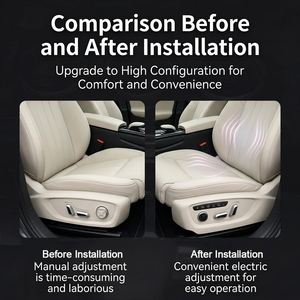 Kit de conversion de siège électrique pour Mercedes Classe A et B, réglage manuel vers électrique, 8 directions, <span class=keywords><strong>commande</strong></span> par interrupteur de porte, vente en gros - Product Image 6