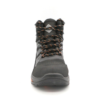 Chaussures de sécurité de haute qualité pour hommes, bottes de travail antidérapantes noires pour femmes, vente en gros, cuir nubuck, embout composite