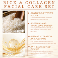 Ensemble de Soins du Visage Coréens Biologiques Hydratants et Éclaircissants au Riz pour Femmes, Produits Cosmétiques de Marque Distributeur