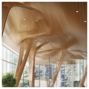 Revêtement mural <span class=keywords><strong>extérieur</strong></span> en <span class=keywords><strong>aluminium</strong></span> PRIMA à grain de bois, résistant à la corrosion, pour villa - Product Image 6