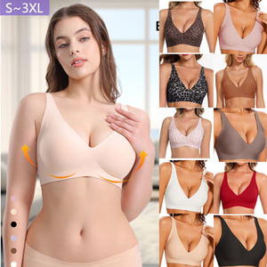 Reggiseno Sportivo Donna Hot Sale Taglie Forti Senza Cuciture <span class=keywords><strong>in</strong></span> <span class=keywords><strong>Pizzo</strong></span> Leopardato Morbido Supporto Confortevole Traspirante Intimo Donna - Product Image 5