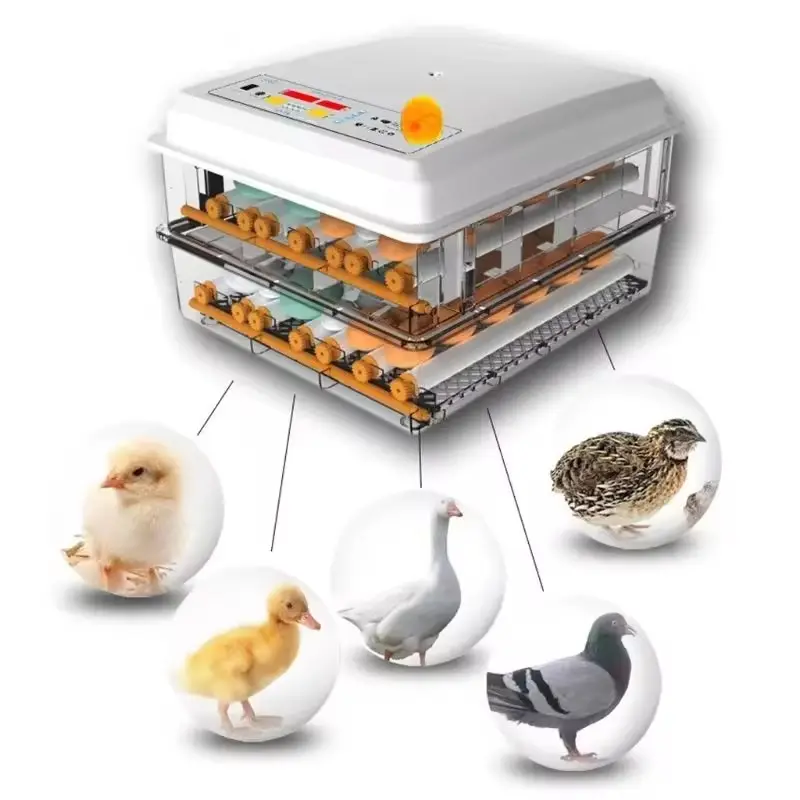 Mesin penetas telur otomatis penuh, mesin penetas telur cerdas, inkubator telur otomatis untuk ayam