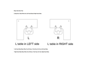 Escritorio de oficina en forma de L con patas de metal, mesa duradera y espaciosa para entornos corporativos y profesionales - Product Image 3