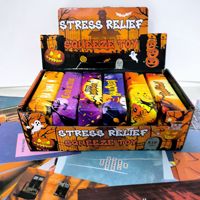 Bâton Squishy en PU parfumé Halloween, super doux, à remontée lente, jouet alimentaire à sucer au doigt, jouet anti-stress à presser, idéal pour un cadeau