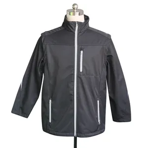 Outdoor Softshell Jack Voor Heren Met Afneembare Capuchon