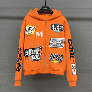 เสื้อมีฮู้ดแบบรูดซิปมีซิปสำหรับผู้ชายผ้าฟลีซ GSM สำหรับฤดูหนาว500 - Product Image 2