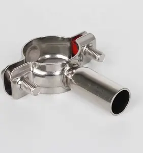 Acier inoxydable 304 Cintre de tuyau Sanitaire Rapide Pipe Clamp Pipe Support Clamp