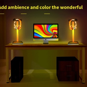 Luces de Ambiente RGBIC, Iluminación LED, Hardware para Juegos de Computadora, Carga USB, Control Táctil, Tira de Luz para Escritorio - Product Image 3