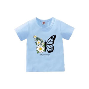 T-shirt d'été pour filles en coton 100 %, grande quantité, coupe décontractée, taille personnalisée, pour femmes - Product Image 5