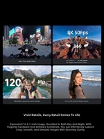 Cámara Panorámica Insta360 X6 8K AI Original, 140 Minutos de Duración de la Batería, para Grabación de Viajes al Aire Libre