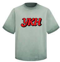 T-shirts d'été surdimensionnés de haute qualité en coton 100% avec logo personnalisé, lavage à l'acide, 275 g/m², pour hommes