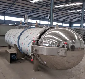 High Pressure Water Spray Autoclave Machine Used in Packaged Food Sterilization Industry