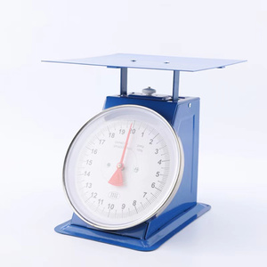 Veidt Weigh 20kg <b>Mechanical</b> Platform Old-Style Kitchen Household Spring Dial <b>Scale</b> Simple QE-07P-20kg Stainless Steel Tray Durab - Product Image 1