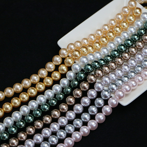 <span class=keywords><strong>Champagne</strong></span> Cristal Lampwork Contas De Vidro Solto Colorido Perfeitamente Semi-acabado High-end Projetado Moda Colar Acessórios - Product Image 4