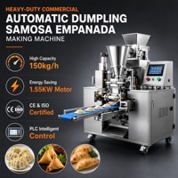 Machine automatique de remplissage de raviolis, samosas et empanadas, équipement d'emballage alimentaire multifonction 3 en 1