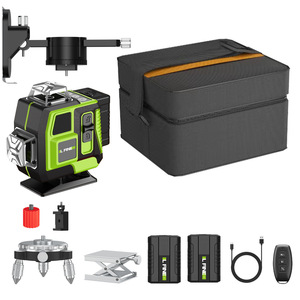 Tự động tự san lấp mặt bằng chéo mức độ laser độ chính xác cao 360 độ Quay 16 dòng 4D 45m tia laser xanh - Product Image 5